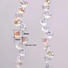 Perles de cristal colorées en forme de larme pour la création de bijoux