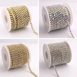 Catena di strass - Cristalli SS6-SS16 per abbigliamento e gioielli