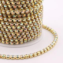 Rhinestone Chain Trim - SS6-SS16 Crystals for Clothing & Jewelry