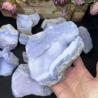 Pierre d'agate dentelle bleue brute : cristal de guérison et d'apaisement pour la méditation
