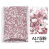 Strass en résine rouge (2-6 mm) - Lot de strass à dos plat pour loisirs créatifs