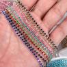 Rhinestone Zincir Süsleme - Dikilebilir ve Yapıştırılabilir Kristaller (SS6-SS18)