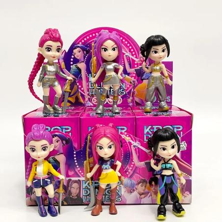 Kpop Şeytan Avcısı Figürleri (6'lı Paket) | Koleksiyonluk PVC Oyuncaklar
