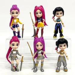 Kpop Şeytan Avcısı Figürleri (6'lı Paket) | Koleksiyonluk PVC Oyuncaklar