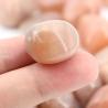 Peach Moonstone Tumbling Stone: Raw, Polished & Energizing