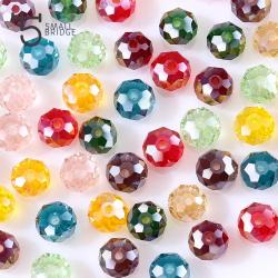 Czech Crystal Rondelle Beads (4-10mm) for Jewelry Making