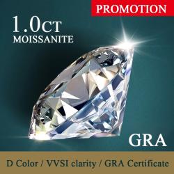 Echte Moissanit-Edelsteine ​​| Im Labor gezüchtet & Diamanttester-Nachweis