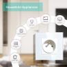 Prises françaises élégantes : doubles prises de courant, finition cristal
