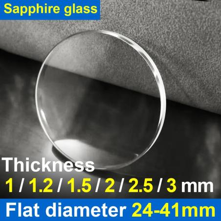 Pièces de montres en verre saphir : cristaux durables et résistants aux rayures (Va...