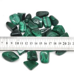 Malachite Tumbled Stones: Natural Healing Crystals for Reiki & Decor