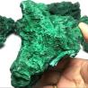 Cube de cristal de malachite brute - Décoration naturelle pour la maison et le jardin