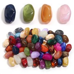 Perles nuage uniques - Ensemble de 20 pièces en acrylique pour la création de bijoux
