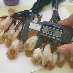 Points de citrine brésilienne : Guérison Reiki et bonne chance