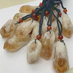 Points de citrine brésilienne : Guérison Reiki et bonne chance