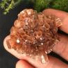 Rare Orange Aragonite Quartz Crystal Cluster - Natural Specimen