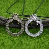 Collier pendentif dragon gothique et rune - Style nordique vintage