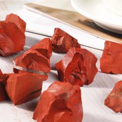 Spécimen de cristal de jaspe rouge - Pierre minérale naturelle brute (50-200 g)