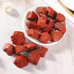 Spécimen de cristal de jaspe rouge - Pierre minérale naturelle brute (50-200 g)