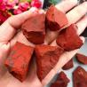 Spécimen de cristal de jaspe rouge - Pierre minérale naturelle brute (50-200 g)