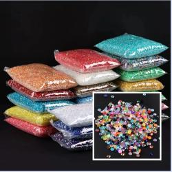 Strass en vrac à dos plat - Pierres précieuses en cristal AB de 2 à 6 mm pour loisirs créatifs