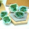 Travertin cristal vert : spécimen de quartz décoratif unique