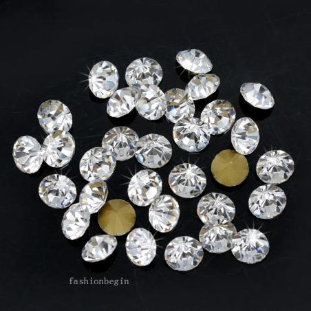 Strass en cristal tchèque brillant pour nail art et bijoux