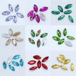 Strass Navette Étincelants | Cristaux pour Bijoux et Loisirs Créatifs