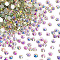 Kendin Yap Tırnak Sanatı İçin Yüksek Kaliteli Yuvarlak Rhinestone Taşlar - QIIY
