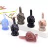 Doğal Taştan Orta Parmak Figürü - Reiki Şifa ve Dekorasyon