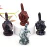 Doğal Taştan Orta Parmak Figürü - Reiki Şifa ve Dekorasyon