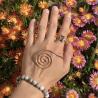 Bakır Avuç İçi Yüzüğü: Ayarlanabilir, Taşınabilir ve El Yapımı Reiki
