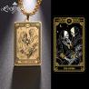 Cadı Temalı İskelet Tarot Kolyeleri - Çiftler İçin Gotik Takılar
