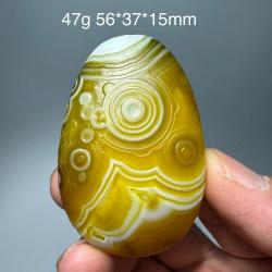 Alashan Gobi Gözü Akik: Doğal Çakra Şifa Taşı Hediyesi