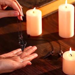Kehanet ve Reiki Şifa İçin Bakır Pirinç Metal Sarkaç