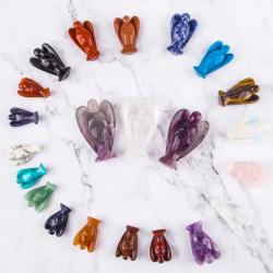 Doğal Yeşim Melek Heykeli - Reiki Şifa ve Ev Dekorasyonu