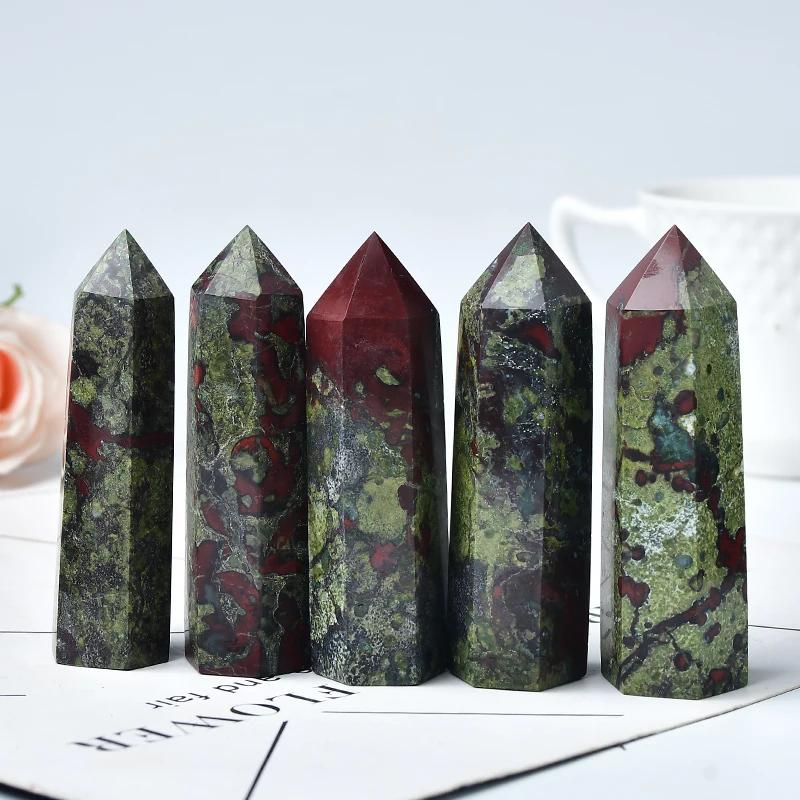 Doğal Ejderha Kanı Taşı Kristal Uç - Reiki Şifa ve Meditasyon
