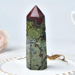Doğal Ejderha Kanı Taşı Kristal Uç - Reiki Şifa ve Meditasyon