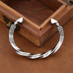 Bracelet Viking Möbius - Acier inoxydable, design ajouré, style punk