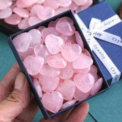 Pembe Kuvars Kalp Kristalleri: Doğal Şifa ve Reiki Hediyeleri
