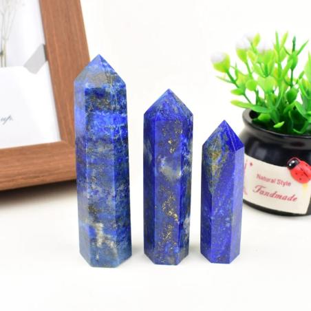 Lapis Lazuli Obelisk Ucu: Şifalı Kristal, Reiki ve Ev Dekorasyonu