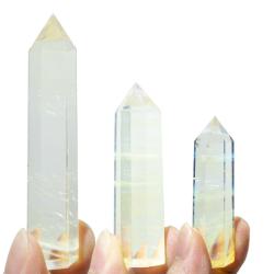 Doğal Topaz Sütun | Zenginlik Sembolü ve Reiki Şifa Dekorasyonu