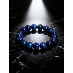 Armband mit blauem Tigerauge: Schutz und Mut – Naturstein