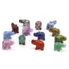 Mini éléphant en cristal : Décoration Reiki et d'intérieur