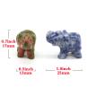 Mini éléphant en cristal : Décoration Reiki et d'intérieur