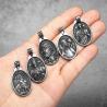 Collier pendentif Jésus | Acier inoxydable | Homme et femme