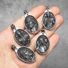 Collier pendentif Jésus | Acier inoxydable | Homme et femme