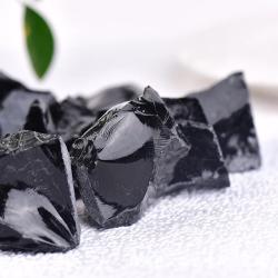 Schwarzer Obsidian-Kristall: Roh, natürlich, Reiki-Heilung & Metaphysik...