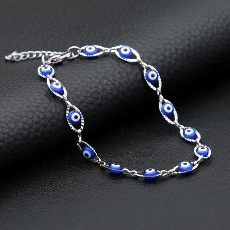 Bracelets œil protecteur : acier inoxydable, tendance et symboliques