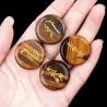 Çakra Şifa Kristal Seti: Reiki Sembollü 4 Mini Taş