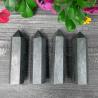 Tour de shungite - Pierre précieuse noire pour le Reiki et la méditation